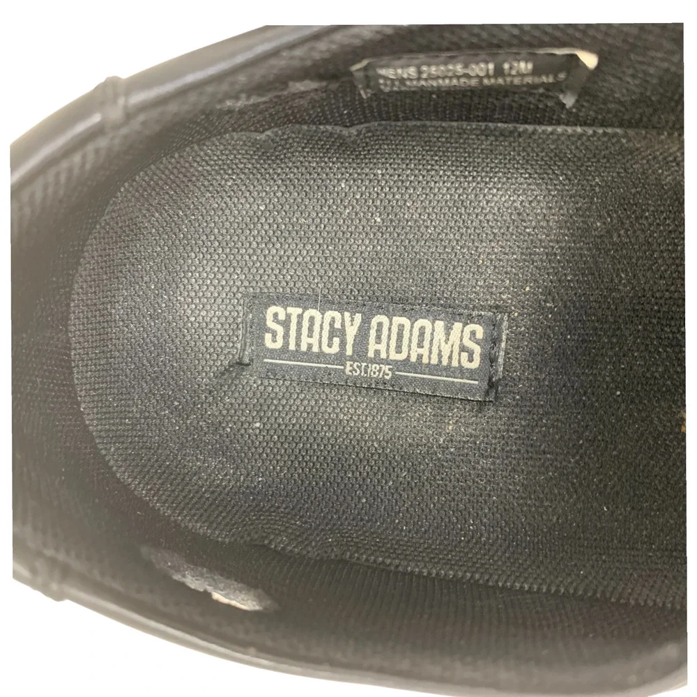 Stacy Adams Fisherman Sandals Men's Sz 12 Black Comfort Resort Casual Shoes